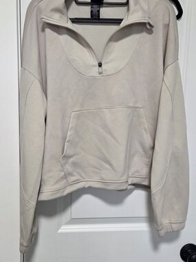 Spyder Neutral Half-Zip Pullover Sweatshirt - Light Beige